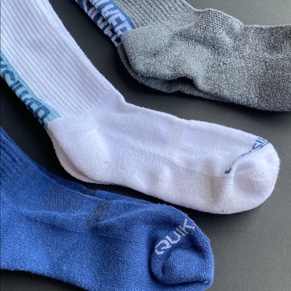 Quiksilver | Blue and White Athletic Socks - Picture 2 of 3